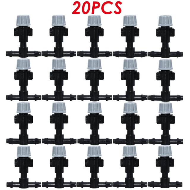 Sprycle 20 db Állítható Kerti Csepegtető Öntözés Ködös Fúvókák Öntöző Permetezőanyag Porlasztó Sprinkler 4/7 Mm Póló Csatlakozó - Image 6