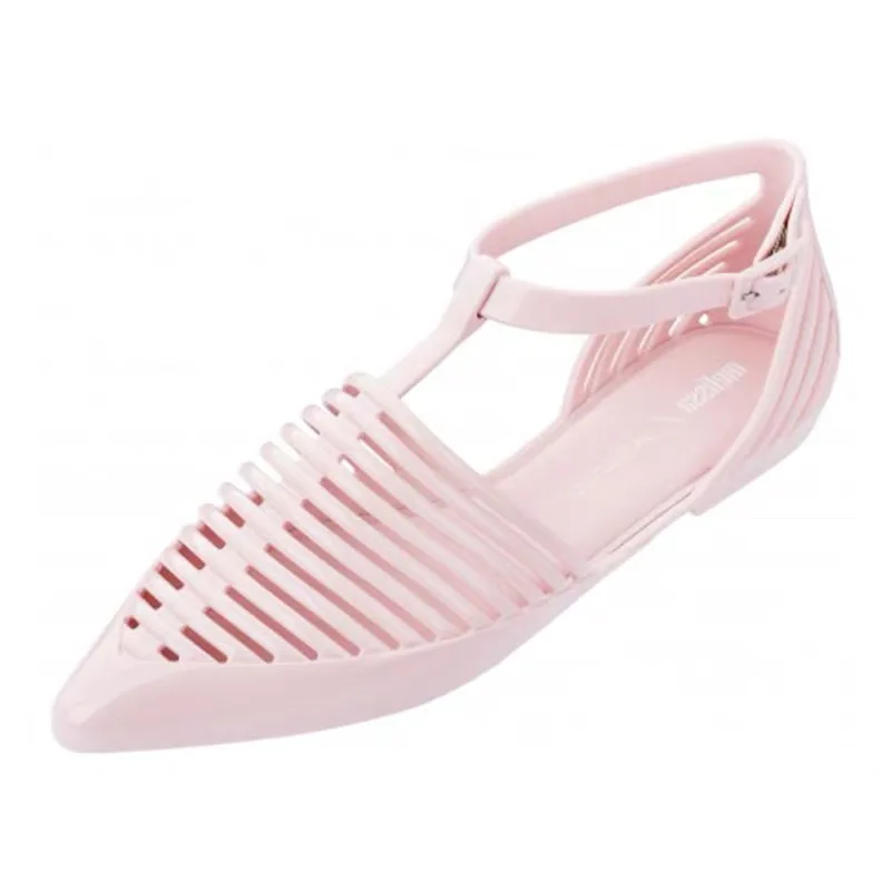 Melissa/обувь; женские босоножки; sapato feminino melissa sandalias mujer; Летняя обувь; Sandale Femme; Calzado; коллекция года; обувь на плоской подошве с открытым носком - Цвет: as picture