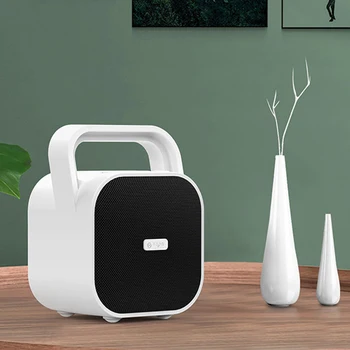 

Portable wireless bluetooth speaker outdoor small audio media MP3 player 3D stereo sound column subwoofer speaker music center
