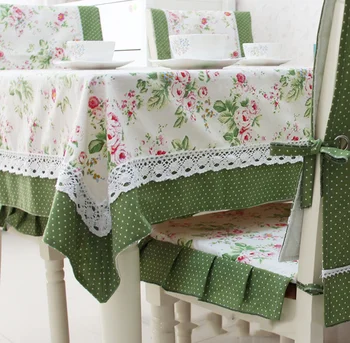 

Tablecloth Table Cloth yi tao bu yi fang Wallpapers Set Pastoral Style Cotton Tablecloth yi zi zhao