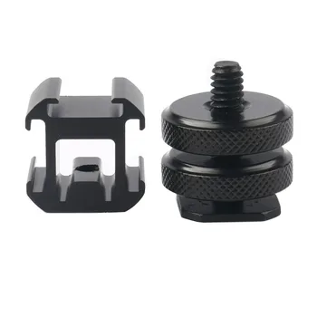 

1-10pcs 3 Cold Shoe On-Camera Mount Adapter Extend Port for Canon Nikon Sony DSLR Camera for Microphone Monitor LED Video Light