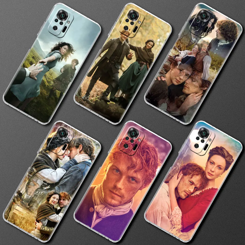 Transparent Case for Xiaomi Redmi Note 9S 9 8 Pro 10S 10 5G 8T 9T 7 9C Clear Ultrathin Soft Smartphone Cover OUTLANDER TV Series