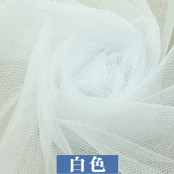 

1meter White and Black Soft Tulle Mesh Fabric For Wedding Dress Cloth Netting Mosquito Net Soft Pettiskirt Veil Ball Gown Tutu