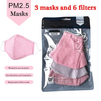

cotton face mask Cotton Mask Filter Mouth Face Mask anti dust mask Washable mask PM2.5 Masks anime mask Fashion mask cute mask