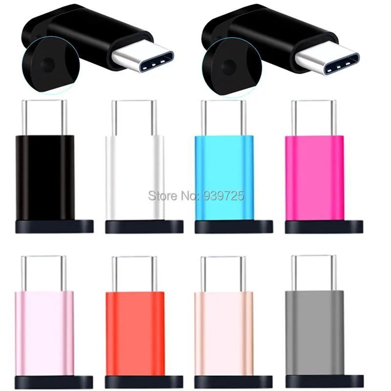 10 шт. металлический сплав type c OTG адаптер Micro Female To type c Usb C Мужской адаптер для samsung Xiaomi Letv android phone