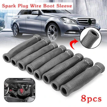 

1200 degree Wire Boot Protector Parts Set Accessories Universal 8Pcs Black