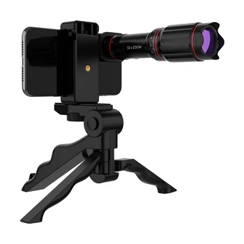 

Mobile Phone Telescope Lens Double Focusing 32 Times Telephoto Telephoto Artifact Metal External Camera
