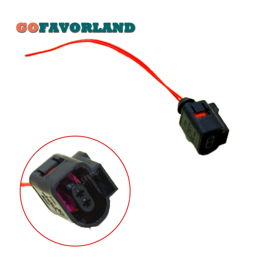 2 Pin 1j097372 для VW Polo Golf Rabbit Jetta Tiguan Passat Audi A4 A6 A8 Q5 2004 2009|Кабели адаптеры и разъемы| |