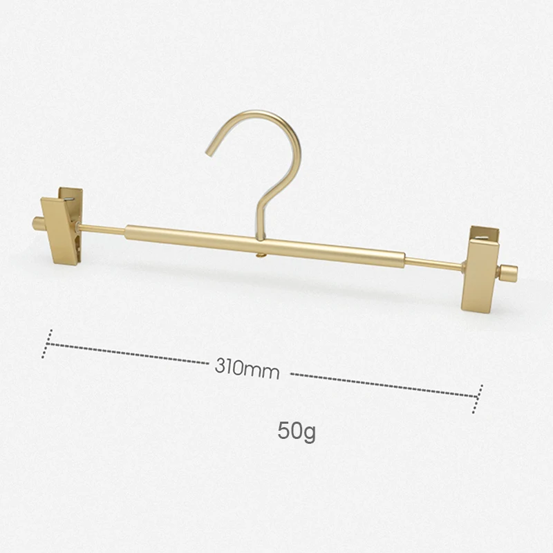 럭셔리 알루미늄 합금 미끄럼 방지 옷걸이, 수건 드레스 바지 건조 랙, 옷장 바지 보관 랙, 5/10 개