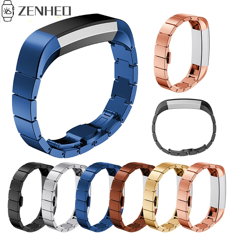 Металлический ремешок из нержавеющей стали для Fitbit Alta/Alta HR, сменный ремешок, браслет, высокое качество, ремешок для часов