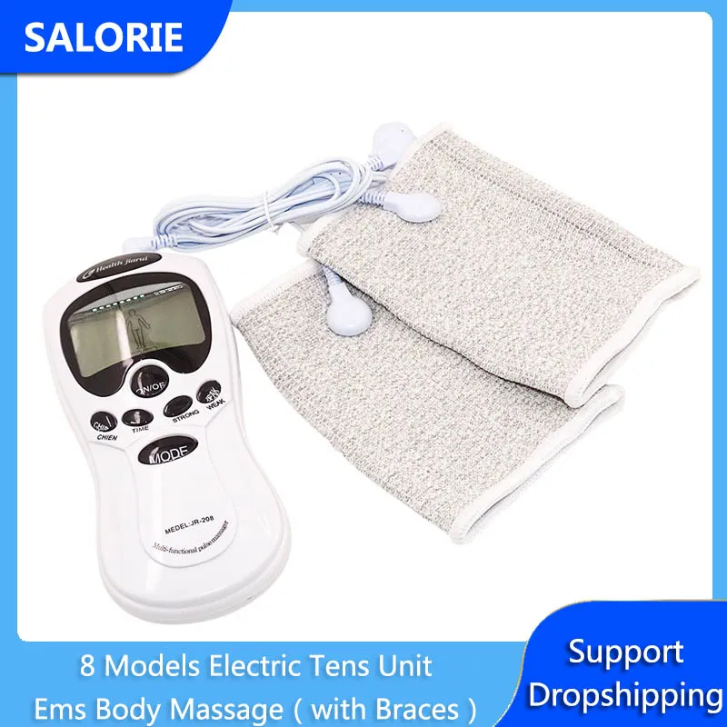 Health Herald Digital Therapy Machine Tens EMS Acupuncture Body Massager Electric Neck Massagers Muscle Stimulator Physiotherapy