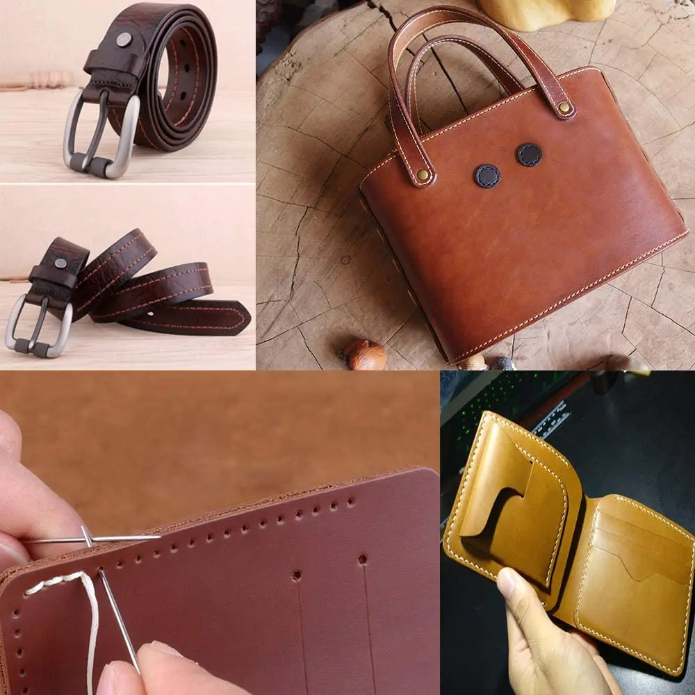 Leather Sewing Tools 36 Colors 50m Waxed Thread for Hand Sewing Leather and Bookbinding KAOBUY Leather Sewing Thread Hand Stitching Thread leather craft tools,leather sewing tools