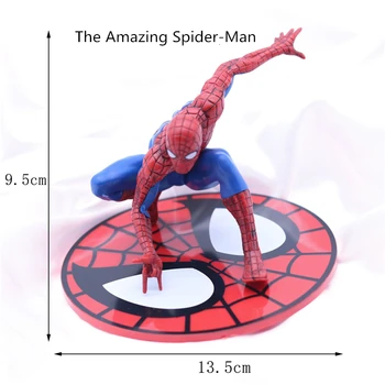

The Amazing Spider-Man Action Figure Marvel Superhero Toys 10cm Spiderman Model Auto Decor