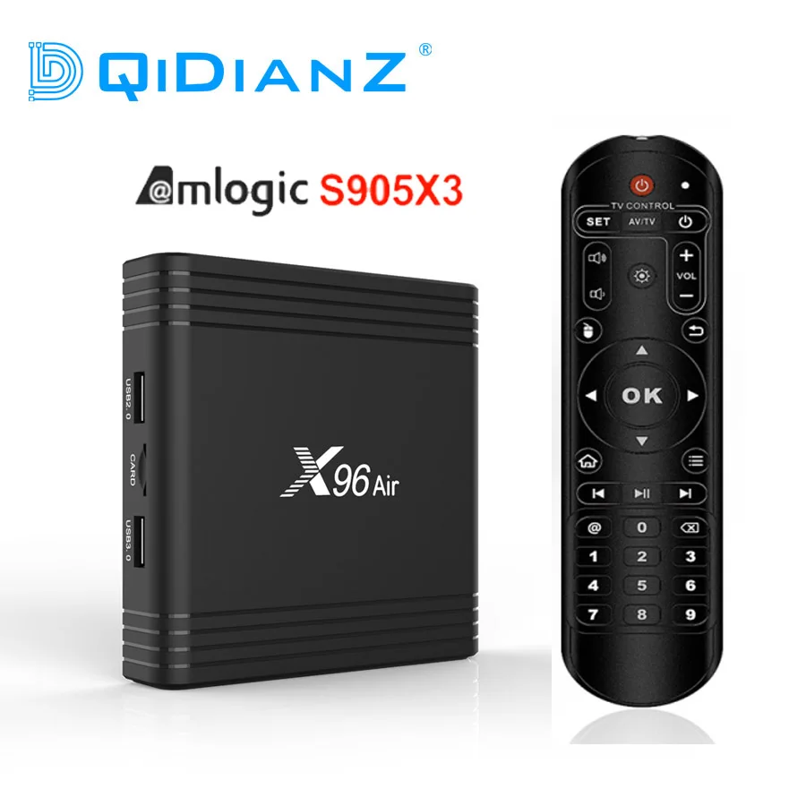 ТВ-приставка X96Air Amlogic S905X3 Android 9,0 4K Android BOX X96 Air quad core 2,4G& 5G Wifi BT4.1 H.265