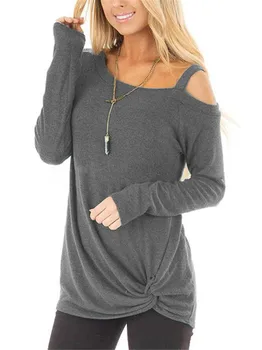 

2020 Spring Summer Summer Winter Women's long-sleeved T-shirts versatile can be worn on the outside