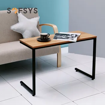 

Lazy table bedside desk steel wood simple laptop table sofa table small table