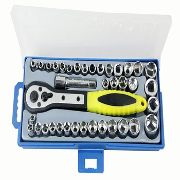 

40pcs Multi-function Ratchet Wrench Socket Set Manual Auto Repair Tools