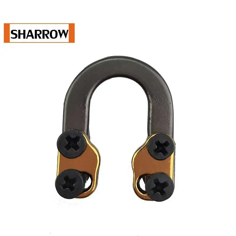 

New Loop Metal D Ring Buckle Rope Imports Aerospace Aluminum U Compound Archery Bow And arrow Shooting Parts