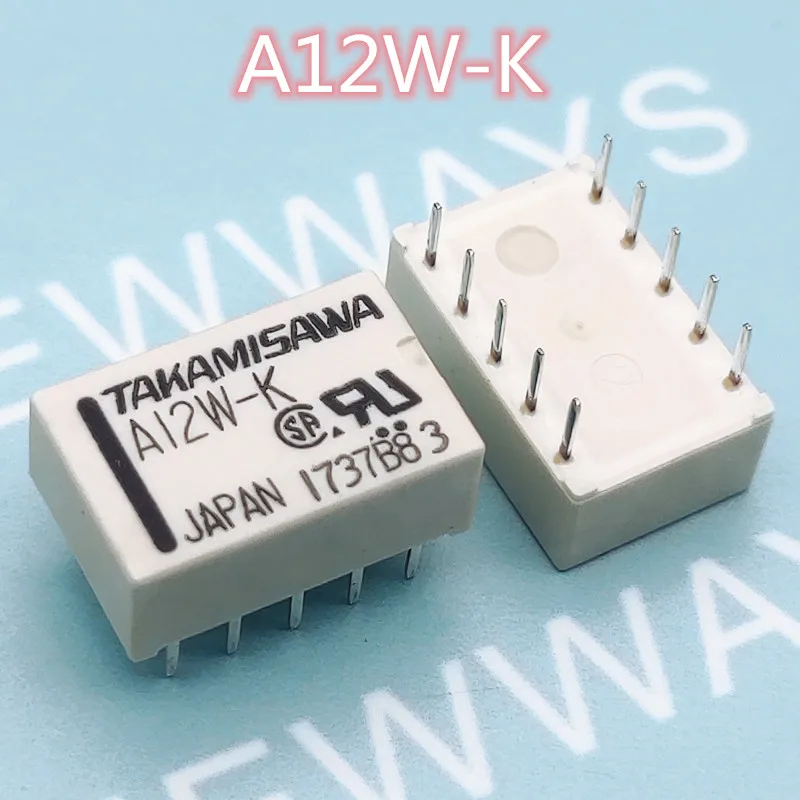 US Stock 5pcs Relay A5W A5W-K DIP-10 Relay 2x UM 5V Audio Signal 