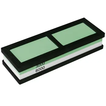 

Dual-sided Knife Sharpening Stone,Whetstone,Flattening Stone,Water Stone,Sharpener Stone, Corundum Whetstone with Waterstone Hol