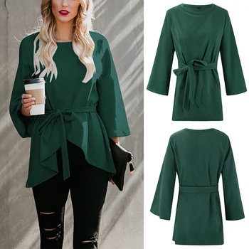 

Women Autumn Winter Coat Round Neck Cropped Sleeve Faux Wool Solid Color Coat Comfortable Warm IK88