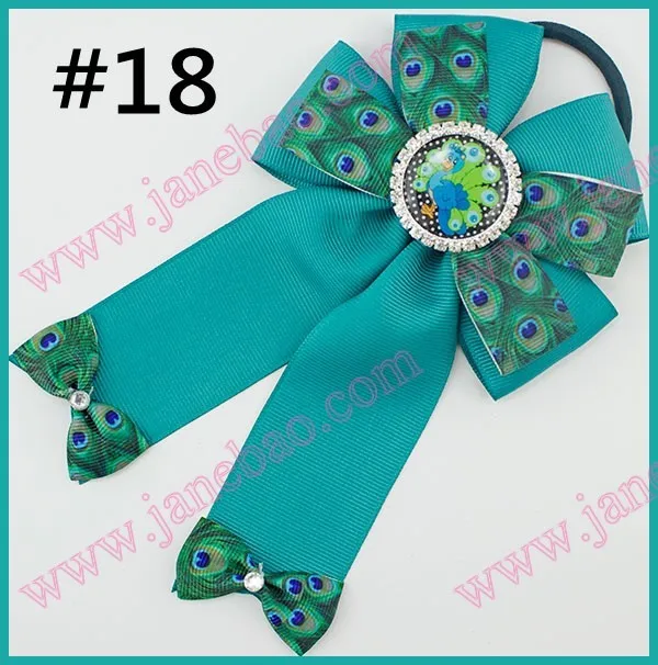 120 шт, для девочек, бутик, 5x6,5 дюймов, бант, конский хвост, бант для волос, стразы, для Черлидинга, банты для волос, эластичный конский хвост, держатель