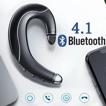 

JINSERTA Bluetooth Bone Conduction Earphone With Hidden Microphone Wireless Waterproof Headset For iPhone Android