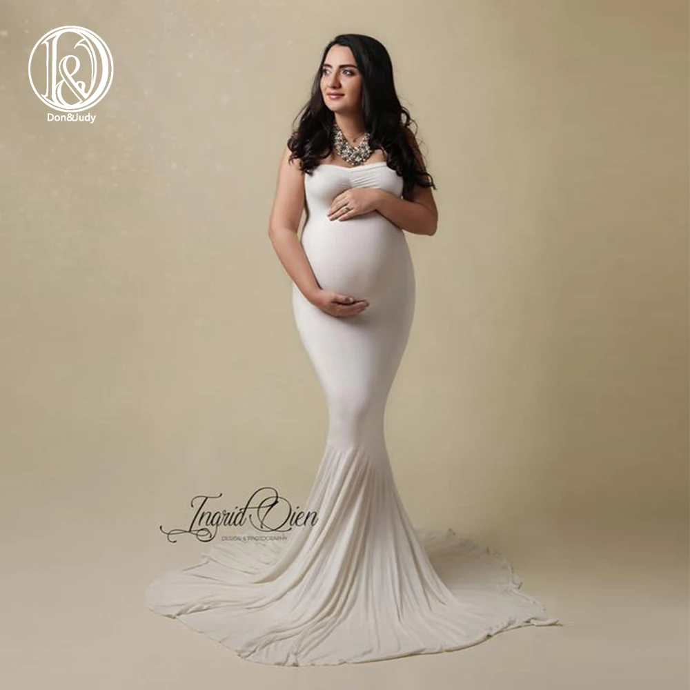 

Don&Judy Maternity Dress Photography Long Pregnancy Dresses Elegant Pregnant Women Maxi Maternity Gown For Photo Shoot Prop