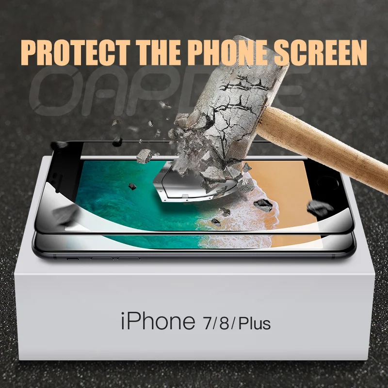 11D Full Cover Ốp Bảo Vệ Cho iPhone 8 7 6 6S Plus 5 5S SE 2020 Tấm Bảo Vệ Màn Hình iPhone 8 7 6 6S 5 5S SE Kính Cường Lực Phim mobile screen guard Screen Protectors