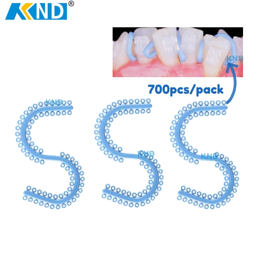 700pcs/1000pcs Knd Dental Separator Placing Pliers Orthodontic Elastic