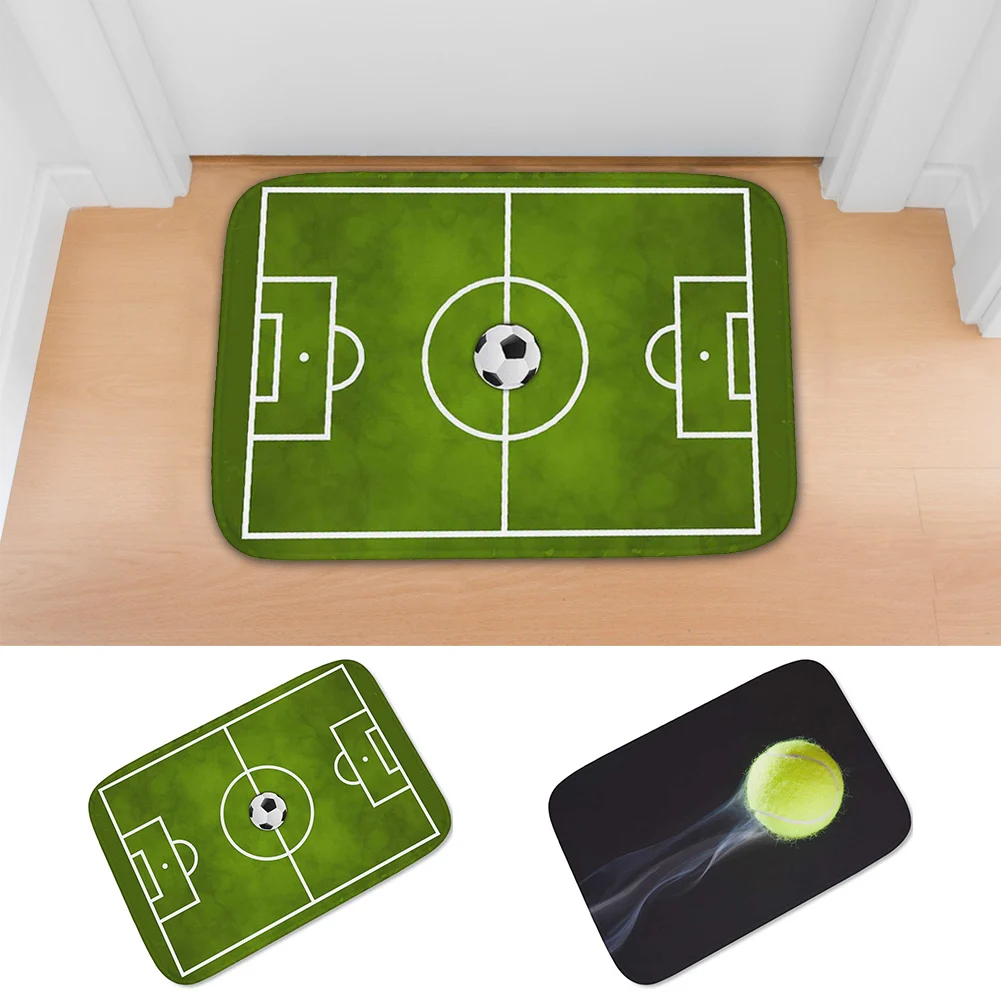 Футбольное поле детская игровая площадка ковер с рисунком футбольного поля домашний декор игровой коврик для мальчиков и девочек FP8