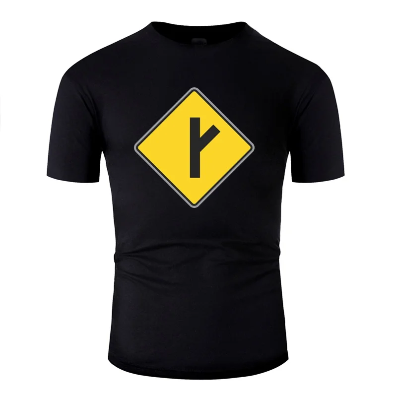 

Vintage Road Sign Side Way T Shirt Men Cotton Men And Women T-Shirts 2020 Short-Sleeve