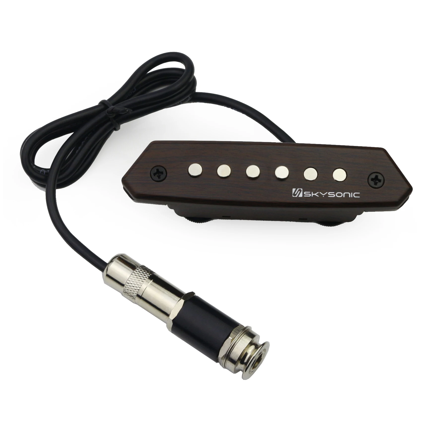 Pastilla Magnética Para Guitarra Acústica De 6 Agujeros - Se Instala Fácil, Incluye Destornillador