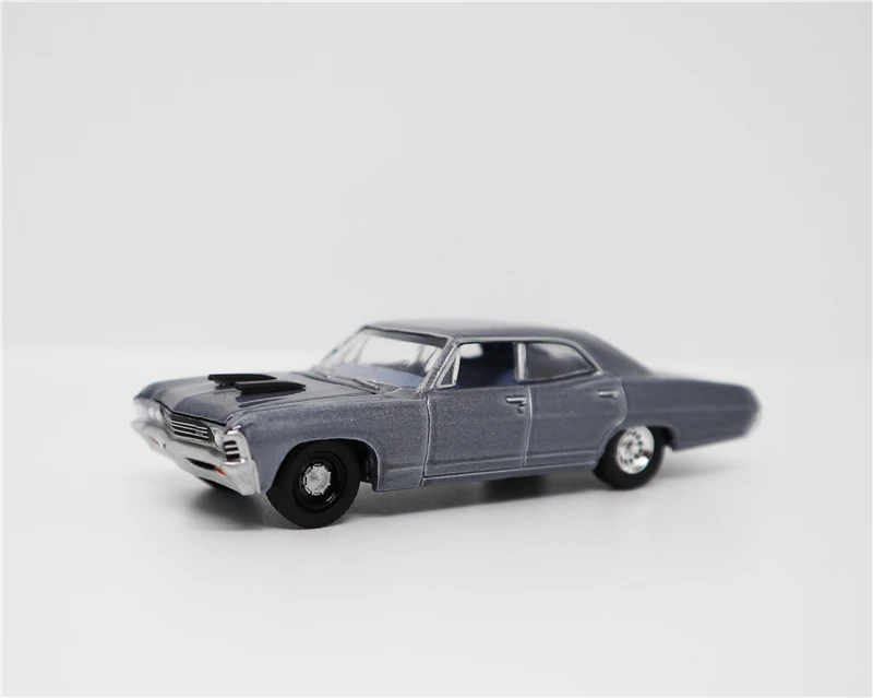 

Green Light 1:64 Chevrolet Impala Sedan 1967 A-Team boutique alloy car toys for children kids toys Model bulk freeshipping