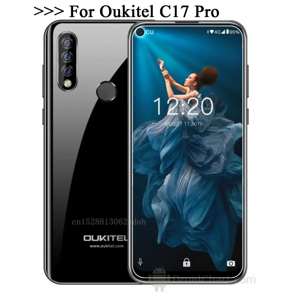 Закаленное стекло 2.5D 9H для Oukitel C17 Pro Защита от царапин для экрана Oukitel C 17 Pro