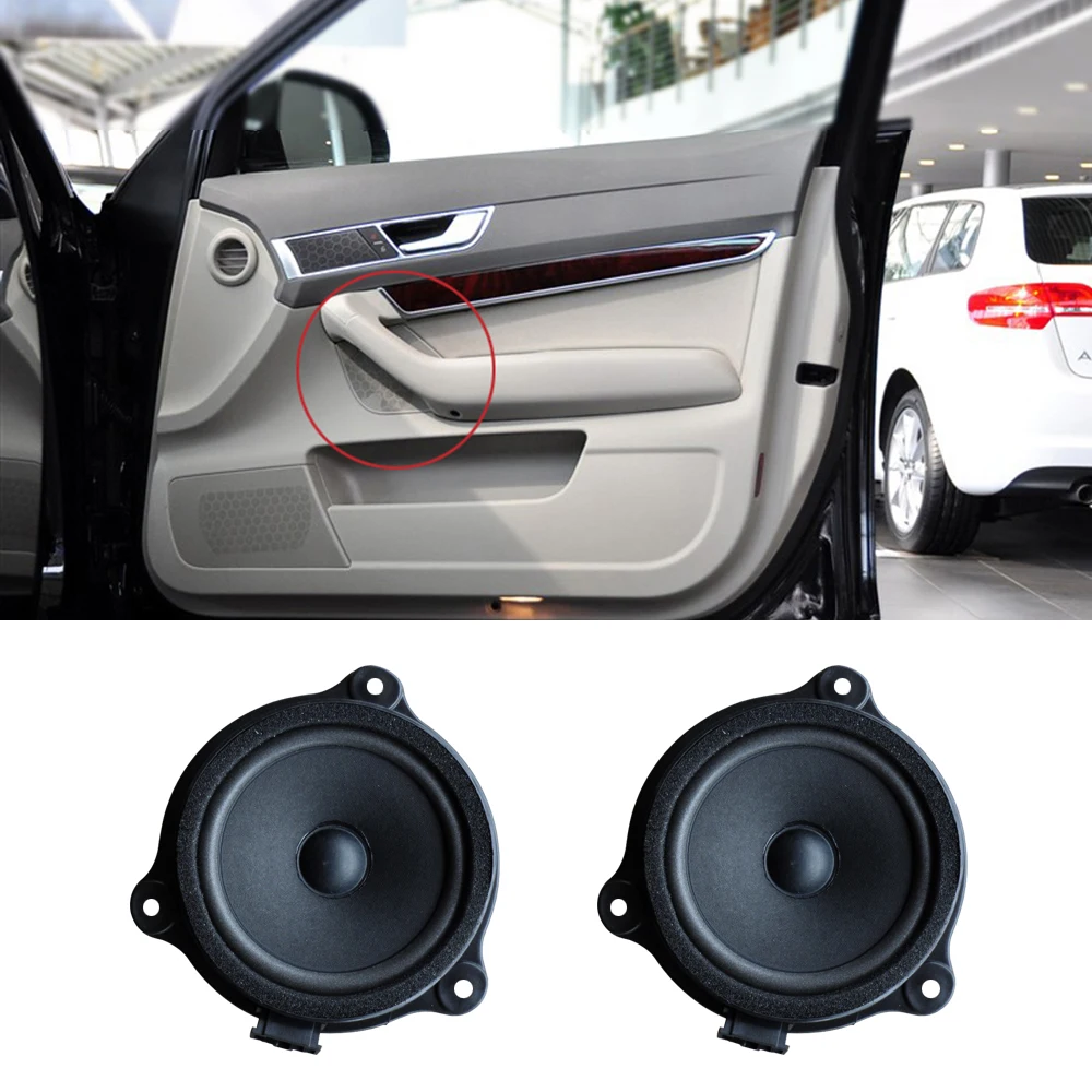 

Car front door midrange speaker For Audi A6 2005-2011 series midrang loudspeaker audio stereo sound full range frequency horn