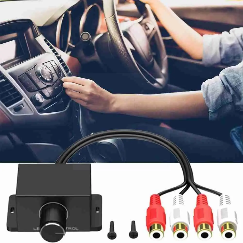 Автомобильный усилитель звука бас RCA уровень дистанционное управление