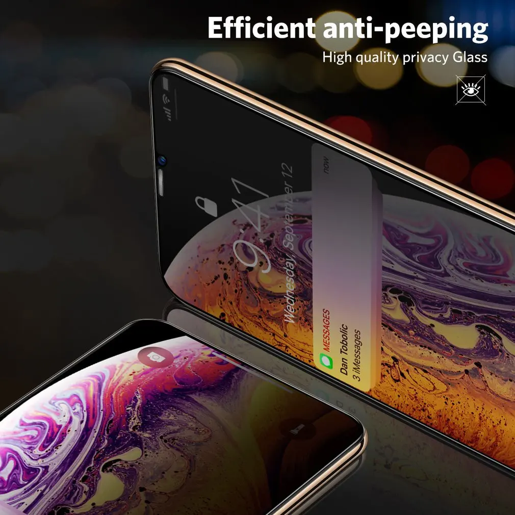 3 шт полное покрытие стекло для iPhone X XS Max XR закаленное стекло для iPhone 7 8 6 6s Plus 5 5S SE Защитная пленка для экрана