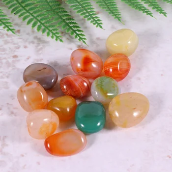 

1 Pack of Stone Pebble Durable Colorful Decorative Polished Stone Gravel Ornament for Fish Tank Accessories Flowerpot