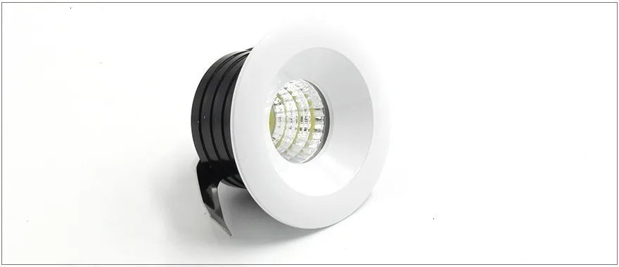 Светодиодный мини COB Потолочный светильник алюминиевый 100-240 в 3 Вт 270lm встраиваемый потолочный Точечный светильник круглый квадратный 38 мм отверстие
