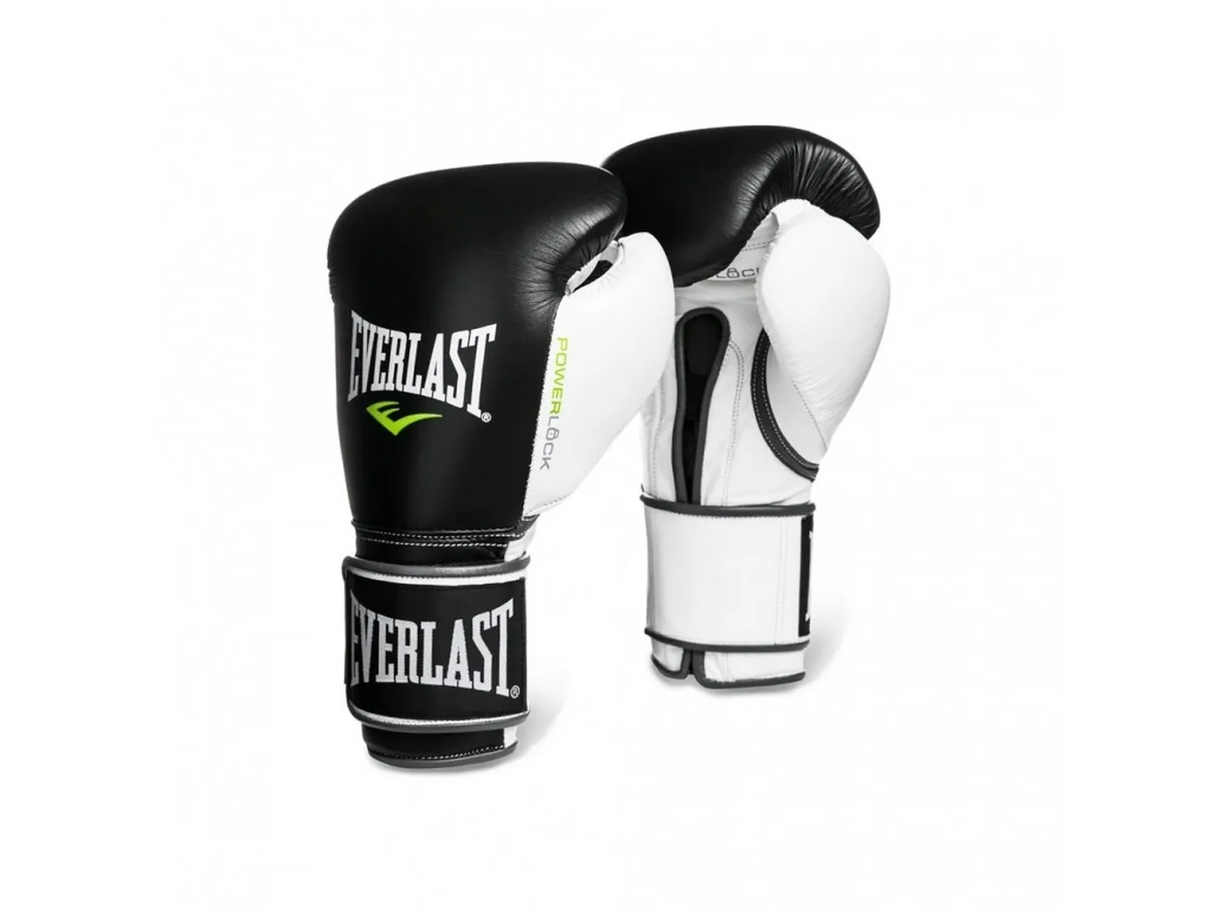Guantes de boxeo powerlock, 14 oz, negro/blanco/verde, 2200657, traje de boxeo para boxeo Everlast - AliExpress