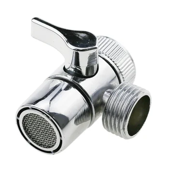 

1pcs Faucet Valve Diverter Sink Valve Water Tap Faucet Splitter Adapter Home Bathroom Shower Diverter Kitchen Diversion Valve L1