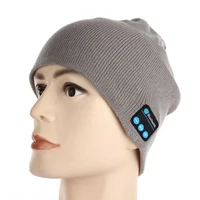 Winter Bluetooth-compatible USB Rechargeable Music Headset Warm Knitting Beanie Hat Cap 6