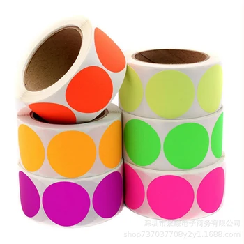 

Round Dot Pattern Stickers Scrapbooking Package Scratch Sticker Labels Christmas Decoration DIY Hand Made Wedding Stickers