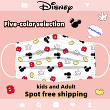 10/50PCs Mickey Mouth Mask 3-Layer Filter Breathable Adult Children Face Mask Women Mascaras Disney Cartoon Anime Mask for Kids