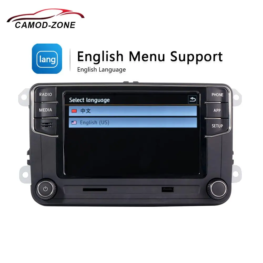 Carplay MIB Car Radio Mirrorlink Vehicle Status only For VW MQB POLO 6C 280D Original RCD330187B English language