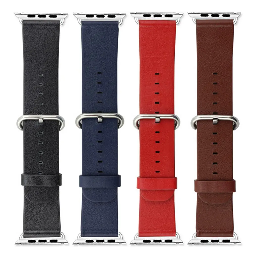 HotGenuine Leather Buckle Wrist Watch Strap Band Belt for Apple Watch 38mm