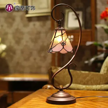 

7 inch emperor tiffany lamp lights the study bedroom berth lamp European rural contracted three-dimensional lanterns