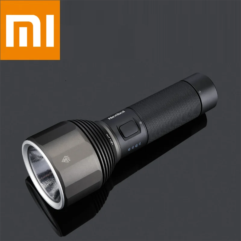

XIAOMI Youpin NexTool Rechargeable Flashlight 2000lm 380m 5 Modes IPX7 Waterproof LED light Type-C Seaching Torch for Camping