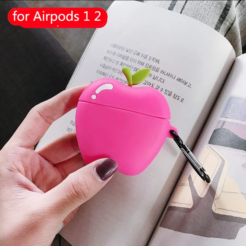 Wireless Bluetooth Earphone Cartoon Cute case For Apple Airpods 2 Headset soft Silicone Protective Cover For Airpods accessories